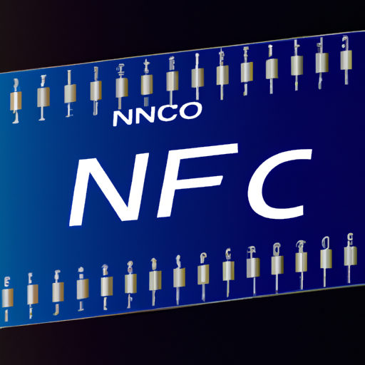 איור של כרטיס ביקור NFC המציג את שבב ה-NFC המוטבע.